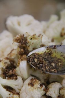 Garlic and Cumin Roasted Cauliflower